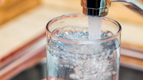 Drinking water with common water contaminants