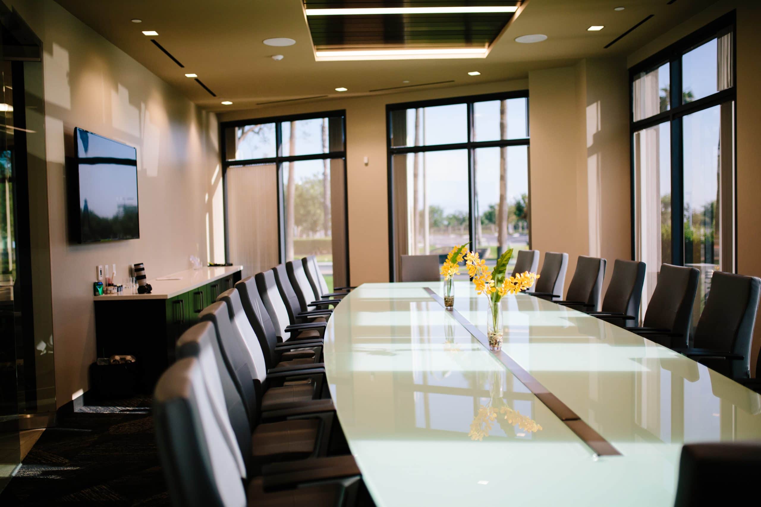 Inside McCune Law Group conference room