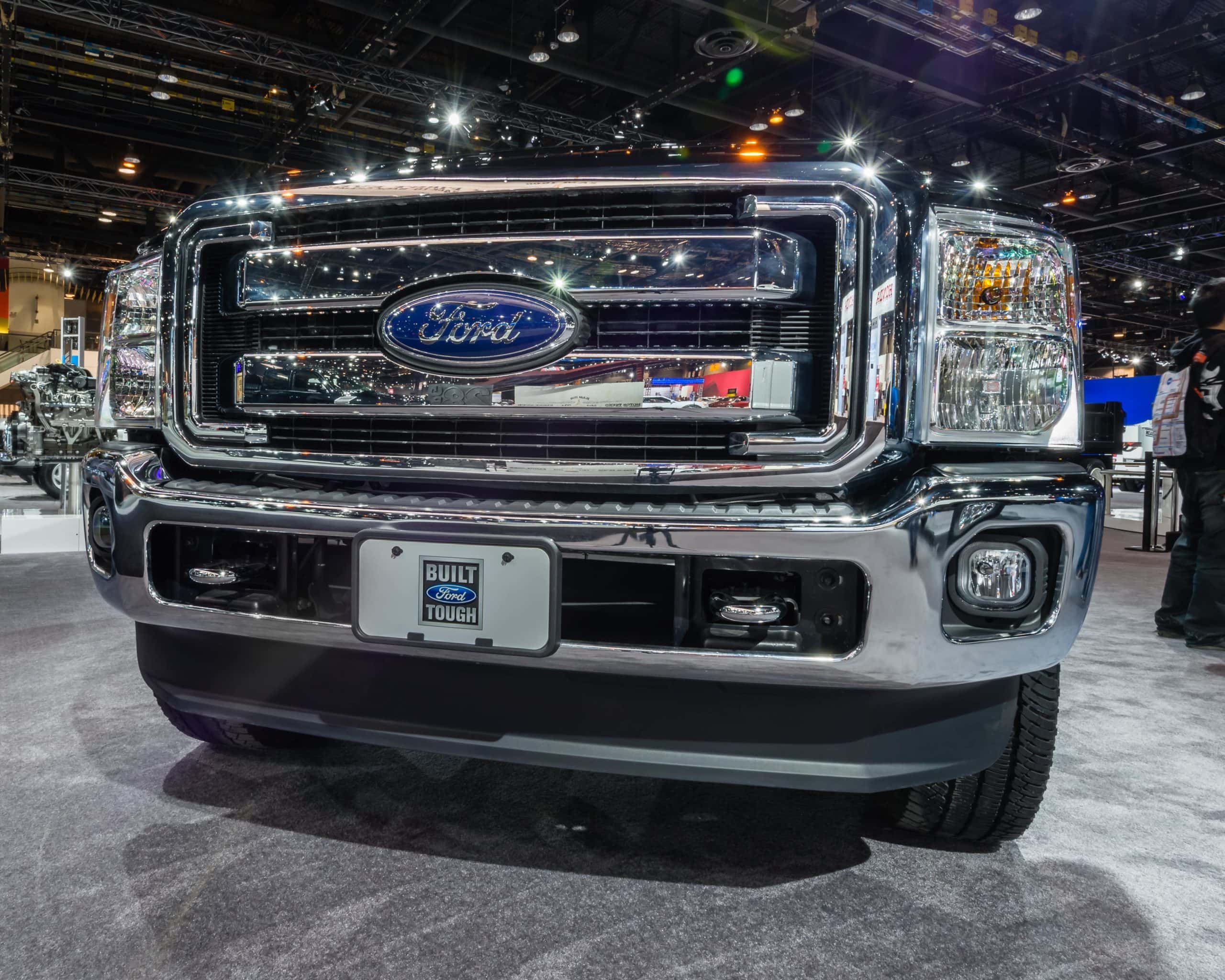 Front End of Ford F-Series Pickup Truck