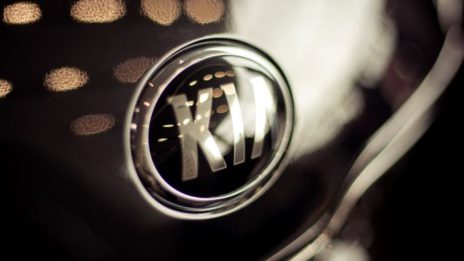 Kia Emblem on vehicle